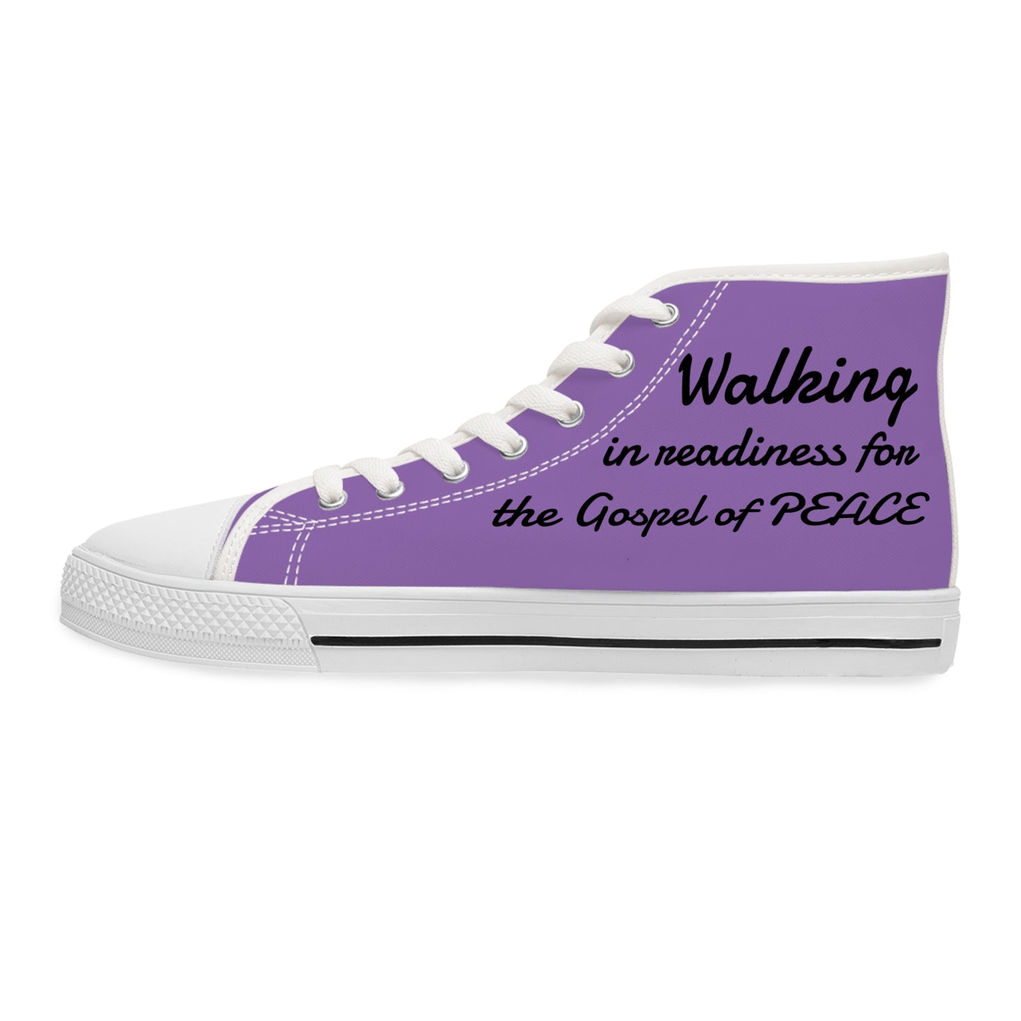 Walking in Readiness--Women's High Top Sneakers