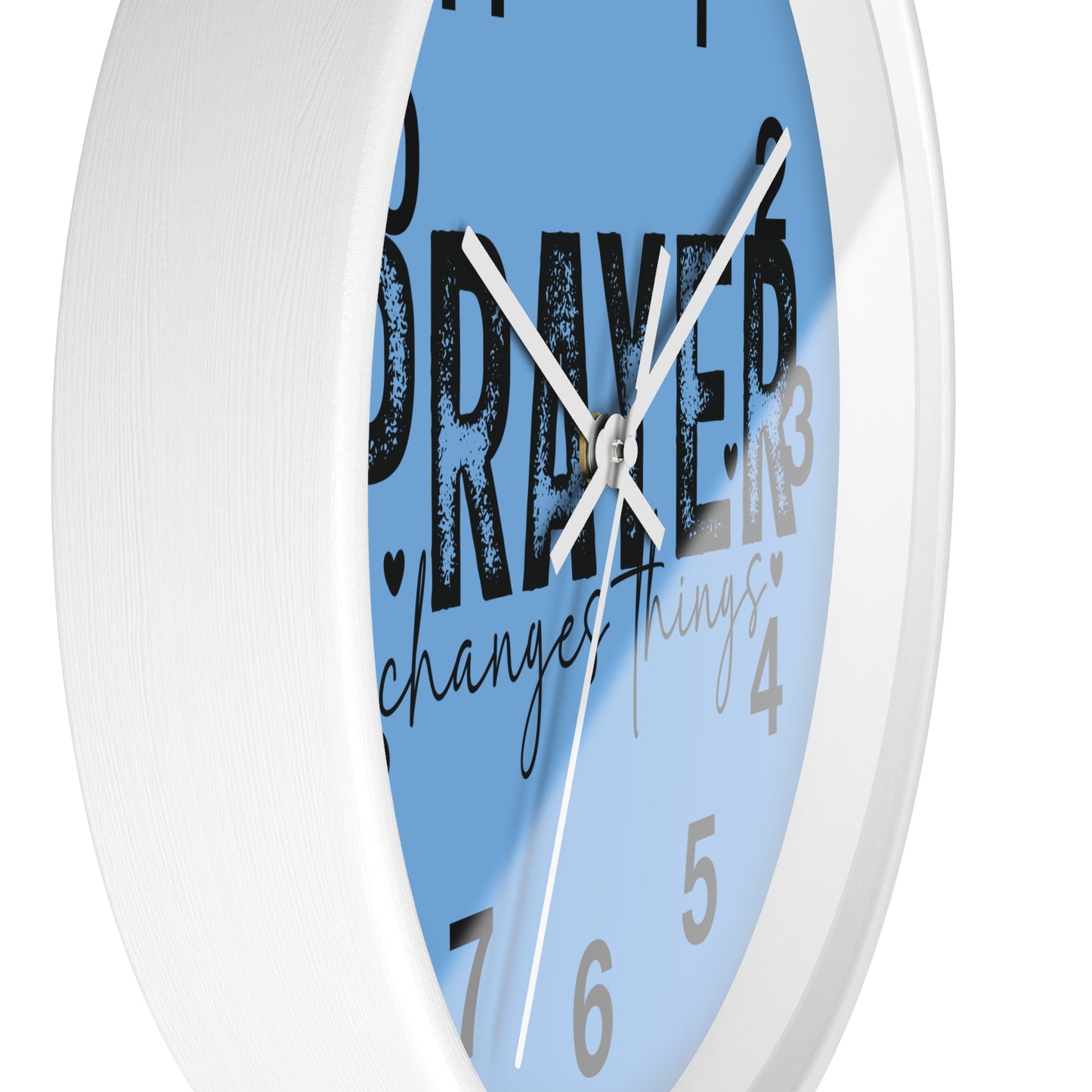 Christian Wall Clock with Inspirational Theme