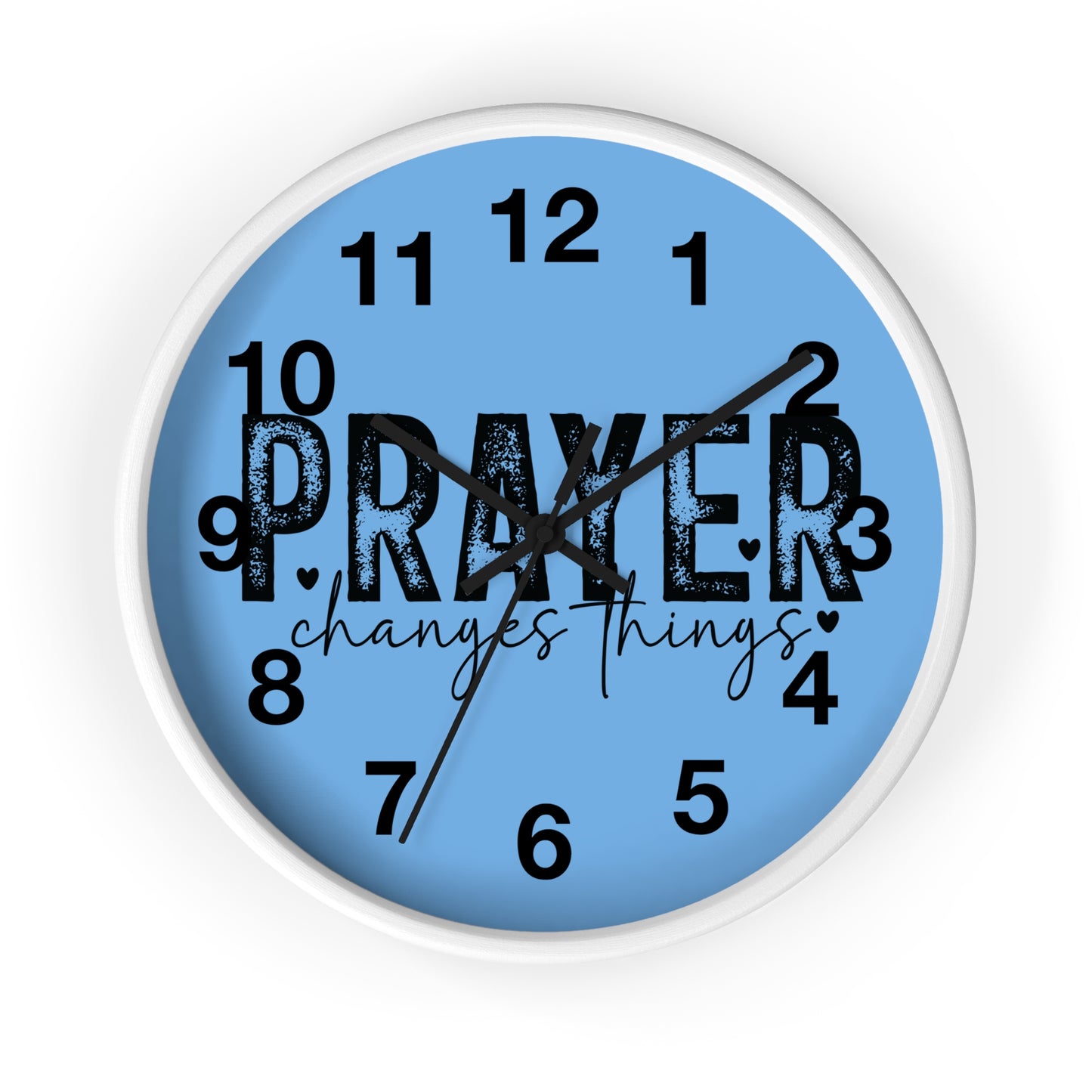 Christian Wall Clock with Inspirational Theme