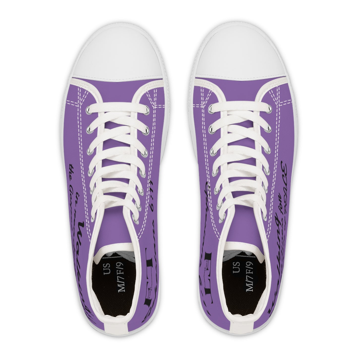 Walking in Readiness--Women's High Top Sneakers