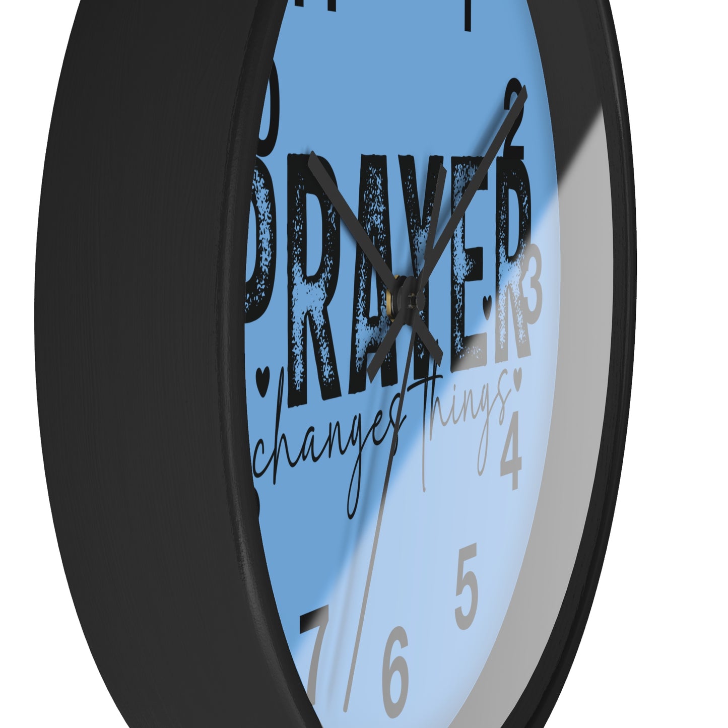 Christian Wall Clock with Inspirational Theme