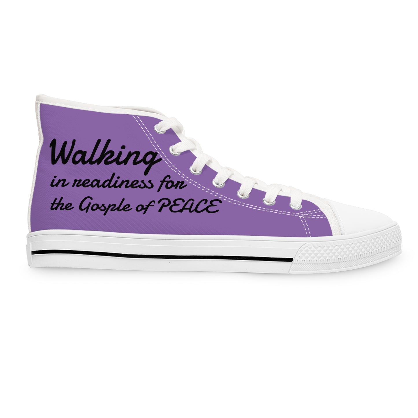 Walking in Readiness--Women's High Top Sneakers