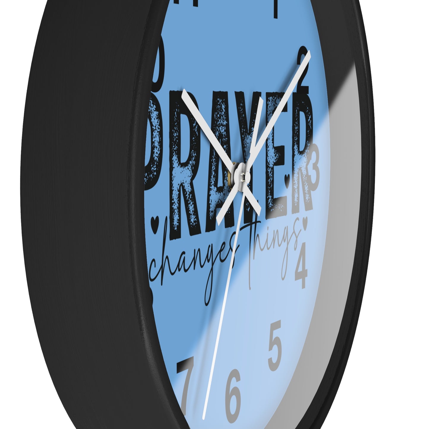 Christian Wall Clock with Inspirational Theme